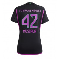Bayern Munich Jamal Musiala #42 Bortatröja Kvinnor 2023-24 Korta ärmar